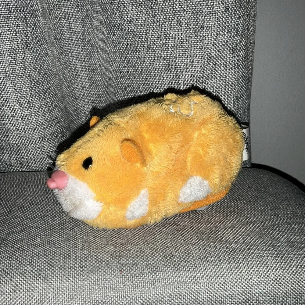 Zhu Zhu Pets Hamster Nugget Orange White 2008 Tested works Needs New Batteries